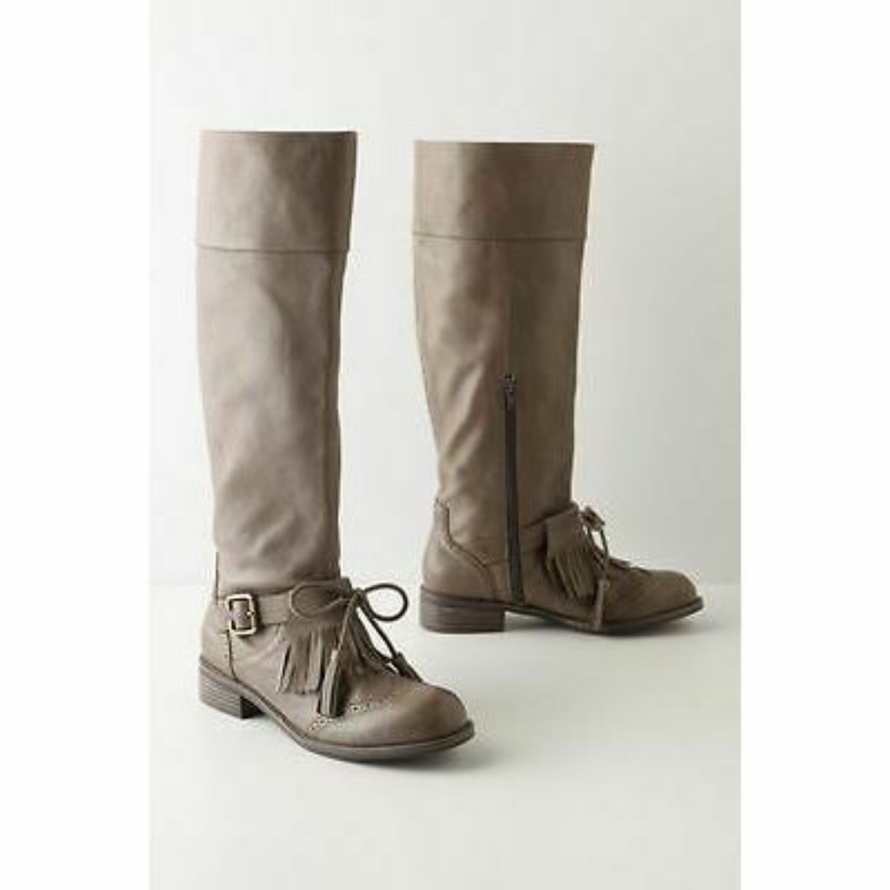 Anthro Lucky Penny Dawn Tassel Oxford Boots 10.5